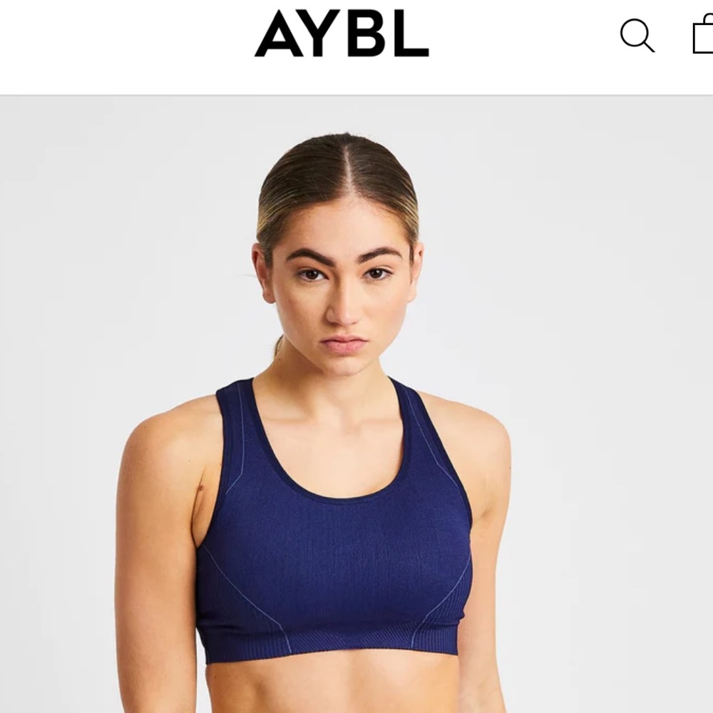 AYBL REFLEX SEAMLESS SPORTS BRA- royal blue